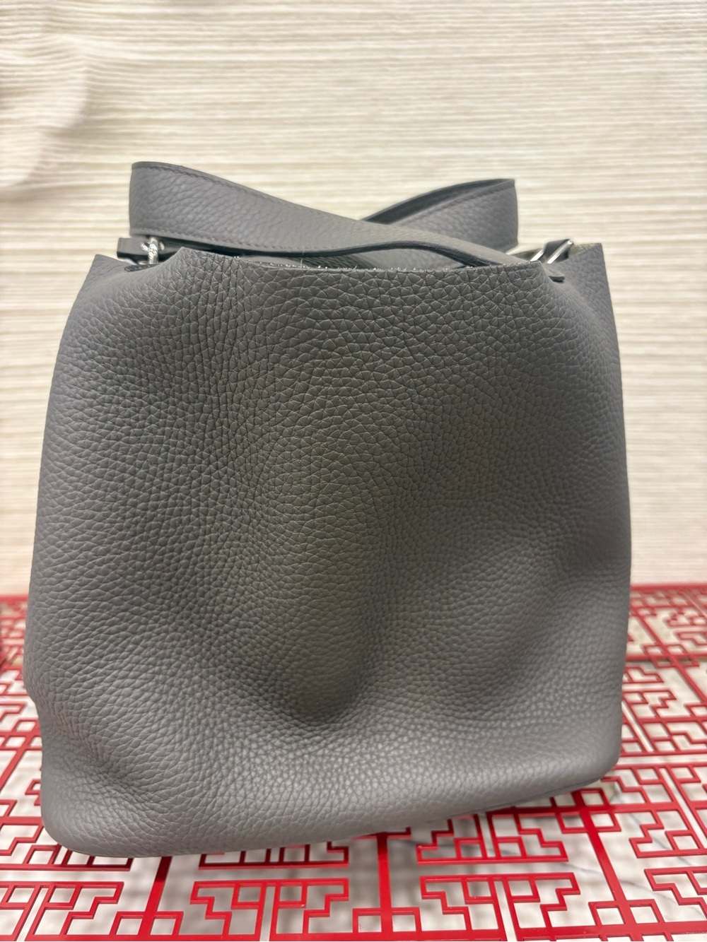 Authtic Hermes Picotin Etoup  Leather bag